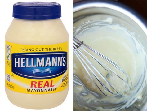 A jar of Hellman's, or similar squat blue-topped jar, is requisite for all summer picnic tables Best Foods Mayonnaise Recipe, Hellmans Mayo, Homemade Mayonnaise Recipe, How To Make Mayonnaise, Cauliflower Gratin, Homemade Mayo, Quick Dip, Mayonnaise Recipe, Homemade Condiments