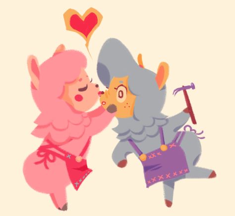 Reese And Cyrus, Acnh Fanart, I Love You Dear, Animal Crossing Art, Animal Crossing Fan Art, Animal Crossing Memes, Fake Animals, City Folk, Animal Crossing Characters