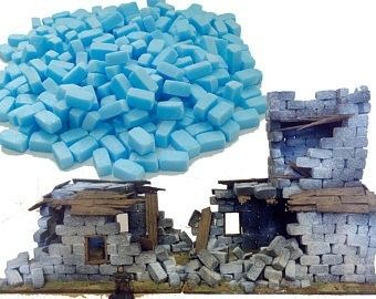 Foam Terrain, Fantasy Alien, Dnd Diy, Dnd Terrain, Dnd Crafts, House Wall Design, Warhammer Terrain, Pva Glue, Dungeon Master's Guide