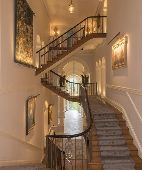 Staircase lighting ideas – 17 styles to light up your treads | Real Homes Wantage Oxfordshire, Staircase Lighting Ideas, English Houses, South East England, Dream Life House, Entry Ways, Staircase Lighting, Dream House Rooms, Dream House Exterior