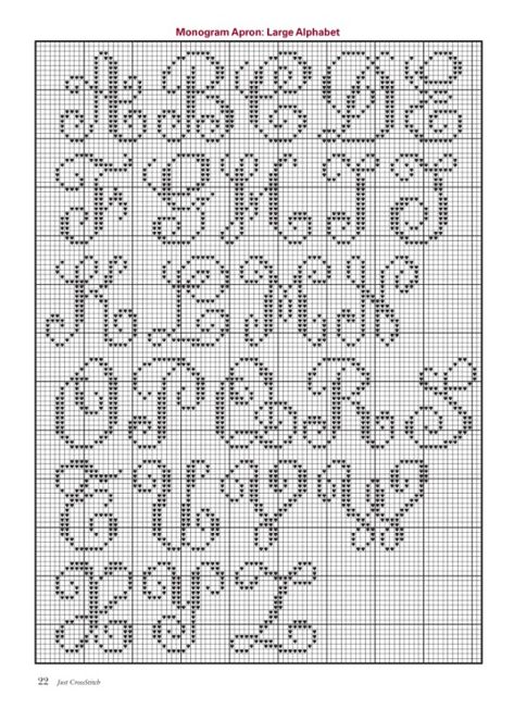 Gallery.ru / Photo # 17 - Just Cross Stitch 2008 gennaio-febbraio - tymannost Cross Stitch Monogram Patterns, Monogram Apron, Needlepoint Monogram, Cross Stitch Letter Patterns, Cross Stitch Necklace, Crochet Alphabet, Celtic Cross Stitch, Cross Stitch Numbers, Unique Cross Stitch