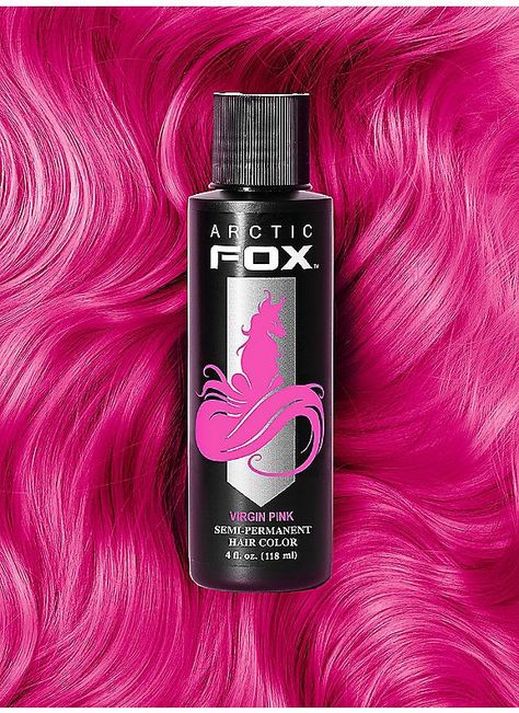 Hot Topic : Arctic Fox Semi-Permanent Virgin Pink Hair Dye Ritual Arctic Fox Hair, Pink Arctic Fox Hair, Arctic Fox Hair Dye Virgin Pink, Arctic Fox Hair Dye Wrath, Virgin Pink Hair Arctic Fox, Artic Fox Hair, Fox Hair Dye, Arctic Fox Hair Dye, Pink Hair Dye