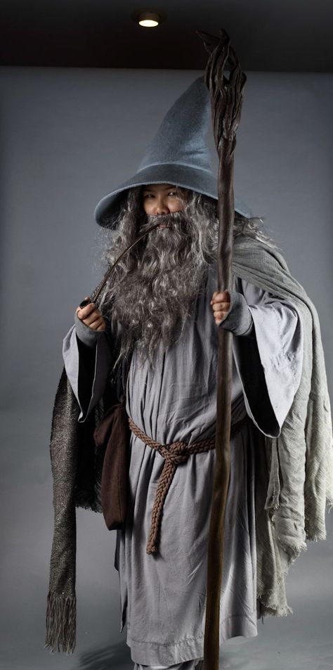 Gandalf Costume Gandalf the Grey, Mithrandir, Wizard Costume, Hobbit, LOTR, Lord of the Rings, Wizard Staff, Wizard Hat, DIY Costume, Halloween Costume, Homemade Costume, @shoocat Couples Witch And Warlock Costume, Wizard Clothing, Battle Wizard, Gandalf Cosplay, Halloween Costume Homemade, Gandalf Costume, Warlock Costume, Wizards Hat, Costume Homemade