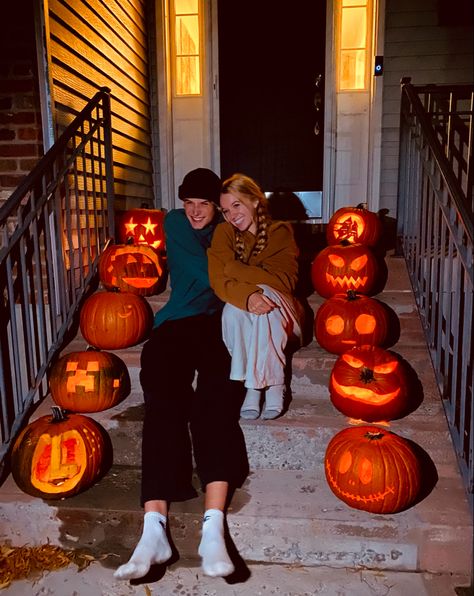 Pumpkin fall couple fall asthetic warm tones cute Thanksgiving Couple Pictures, Fall Bf, October Dates, Couple Thanksgiving, Couples Thanksgiving, Fall Couple Pictures, Couples Stuff, Fall Couple, Fall Dates