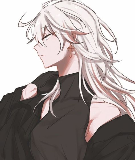 Tokyo Revengers X Reader, Silver White Hair, Kiana Kaslana, Long White Hair, Oc Manga, Character Design Girl, Japon Illustration, Boy Character, X Reader