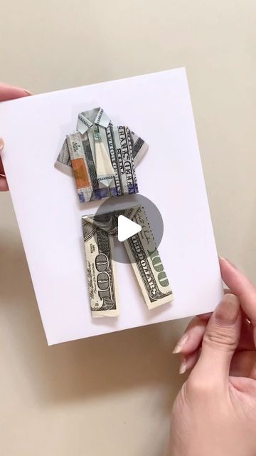 Valentina Balance on Instagram: "Easy last minute Father’s Day gift #giftideas #fathersday" Last Minute Father's Day, How To Give Money As A Gift, Last Minute Fathers Day Gifts, Money Gifts, Graduation Leis, Lil Skies, Christmas Origami, Diy Money, Money Origami