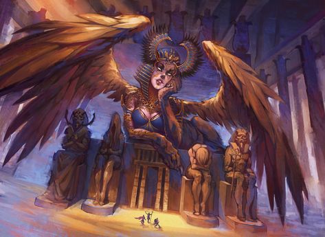 Sphinx Mythology, Greek Monsters, Egypt Concept Art, Monster Characters, Creature Artwork, Fantasy Beasts, Monster Concept Art, Dnd Art, Mythology Art