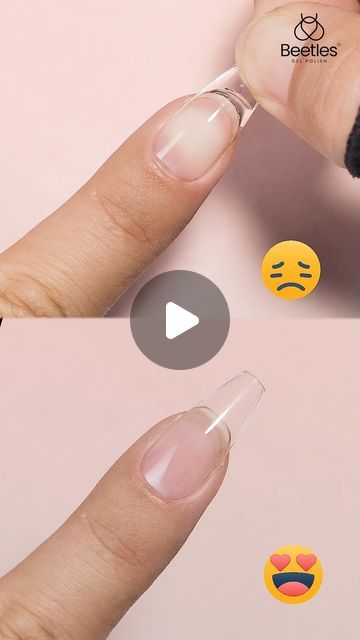 Beetles Gel Polish on Instagram: "💅Tired of making a mess underneath when applying nail tips?
Try this hack!

✨Using Beetles Pre-shaped Medium Coffin Nail Tips 

#beetlesgelpolish #nailtips #nailglue #nailextensions #gelxnails #naillamp #nailhacks #nailtech #nailtutorial" Applying Nail Tips, Beetles Gel Polish Ideas, Beetles Gel Polish, Baby Boomers Nails, Medium Coffin, Nail Extensions, Nail Tutorials, Beetles, Nail Tech