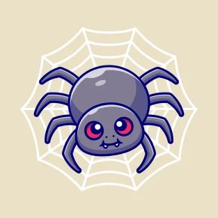 T-Shirts by Catalyst Stuff | TeePublic Spiderman Verse, Spider Cartoon, Happy Halloween Cards, Cute Spider, Happy Halloween Banner, Creepy Pumpkin, Mascot Logo Design, Posca Art, Anime Devil