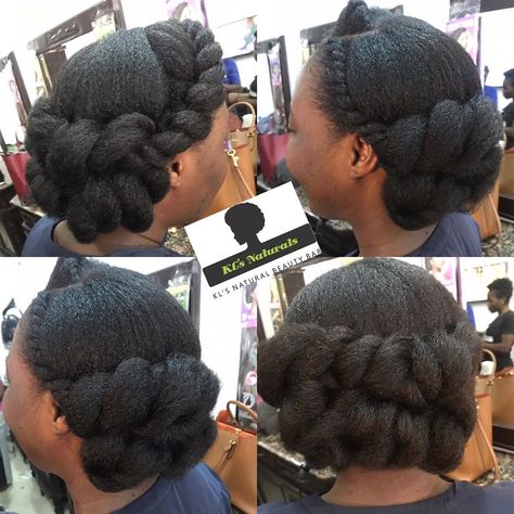 African Natural Hair, Grad Hair, Braided Mohawk, African Natural Hairstyles, Thick Natural Hair, Natural Hair Bride, Hair Bride, Beautiful Bridal Hair, Natural Hair Stylists