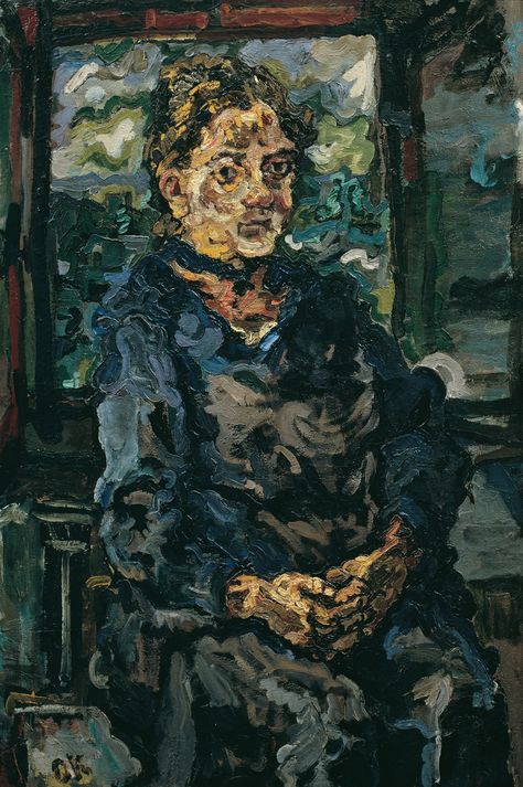 Oskar Kokoschka. Portrait of the artist's mother Kokoschka Paintings, Expressionistic Portraits, Oscar Kokoschka, Ludwig Meidner, Oskar Kokoschka, Montreux Switzerland, Chaim Soutine, Max Beckmann, George Grosz