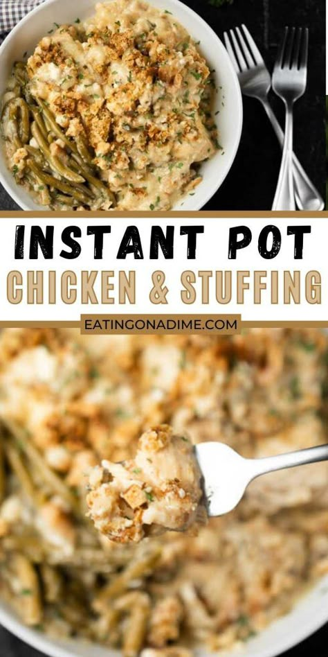 Instant Pot Dinners Families, Chicken Stuffing Instant Pot, Instant Pot Chicken And Stuffing Recipe, Chicken And Stuffing Instant Pot, Stuffing Instant Pot, Instant Pot Casserole Recipes, Instant Pot Chicken And Stuffing, Easy Instant Pot Chicken Recipes, Chicken Breast Instant Pot Recipes