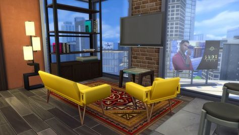 Peach and her Pan: Bachelor apartment • Sims 4 Downloads Penny Pizzazz Apartment, Penny Pizzazz, Bachelor Loft, Apartment Sims 4, Bachelor Apartment, Bachelor Apartments, Sims 4 Downloads, Sims 4 Houses, Sims 4 Cc