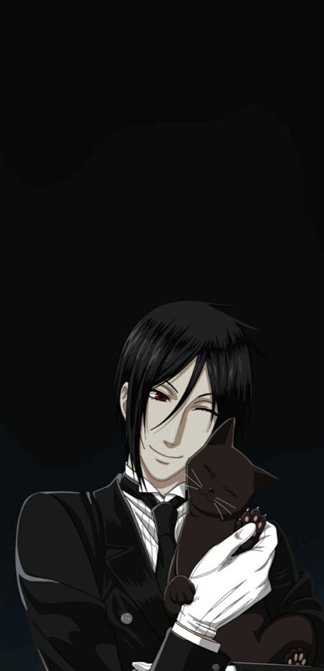 Sebastian Black Butler Wallpaper, Sebastian Michaelis Wallpapers, Sebastian Wallpaper, Black Butler Wallpaper, Anime Crush, Black Butler Sebastian, Tiger Wallpaper, Black Butler Characters, Anime Lock Screen