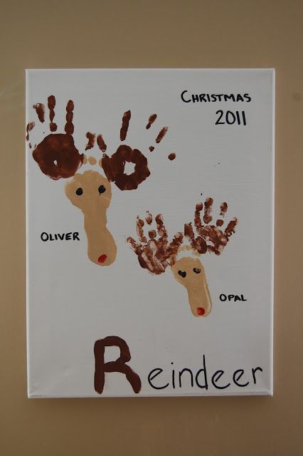 reindeer Rain Deer Hand Print, Rain Deer Footprint, Daycare Projects, Rain Deer, Painted Antlers, Deer Painting, Deer Decor, Girl Scout Ideas, Future Teacher