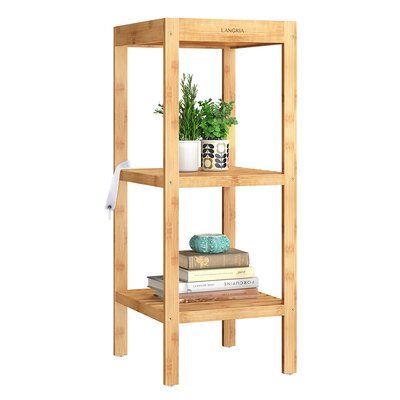 Bamboo Bookshelf, Natural Shelves, Corner Rack, Metal Storage Racks, Bamboo Shelf, Freestanding Storage, Bamboo Bathroom, Deep Shelves, Plastic Shelves