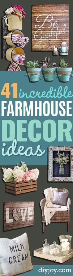 Whitewashed Furniture, Rustic Projects, Farmhouse Decor Ideas, Casa Country, Dekor Diy, Fa Fal, Pallet Wall, Kitchens And Bedrooms, Diy Farmhouse Decor