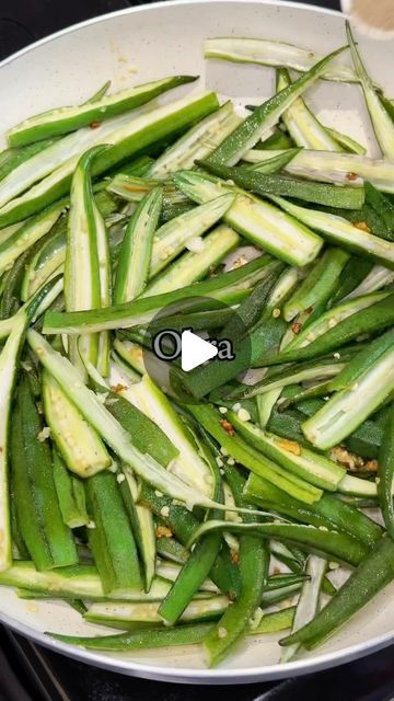 Anj on Instagram: "You’re gonna love this Okra Recipe! 

Ingredients
3tbsp Olive oil
3 cloves garlic
500grams Okra
1/2tsp Black Pepper
1tsp Onion powder
1/2tsp Cayenne
1tsp Coriander
1tsp turmeric
1 cube Beef bouillon
2tbsp Cornstarch
2tbsp Sugar
1/2 cup peanuts
1/2 tsp salt
1/3 cup fresh coriander

Instructions
1. Cut your washed okra into 4 pieces, to make okra fries
2. Fry your garlic to golden brown and add okra, saute for 7 minutes
3. Add black pepper, onion powder, cayenne, coriander, turmeric, beef bouillon, cornstarch, sugar, oil and mix very well
4. Once the okra is wet season with crushed peanuts and salt
5. Add salt and cook for another 5-10 minutes
6. Garnish with fresh coriander and serve

Enjoy! 

#EasyRecipe #healthyrecipes #Foodies #Recipe #recipes #QuickRecipes #foodstagra Fried Okra Recipe, Cucumber Lemonade, Papaya Recipes, Okra Fries, Okra Recipe, Okra Recipes, 7 Minutes, Recipe Ingredients, Okra