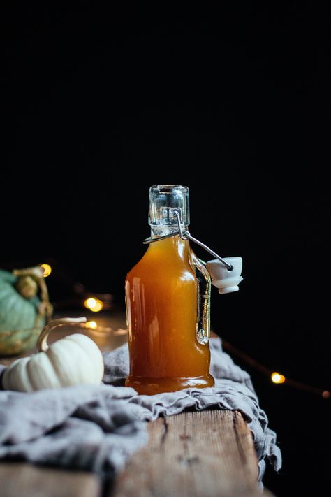 pumpkin spice syrup (2 ways!) — the farmer's daughter | let's bake something Pumpkin Spice Syrup Recipe, Rosemary Syrup, Homemade Coffee Creamer, Pumpkin Syrup, Weck Jars, Whole Spices, Homemade Syrup, Pumpkin Spice Syrup, Holiday Snacks