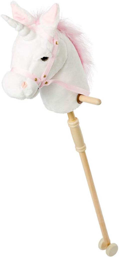 Unicorn Hobby Horse, Horse Stick, Plush Horse, Stick Horses, Hobby Horse, White Horse, Ride On, Horse Riding, Plush Toy