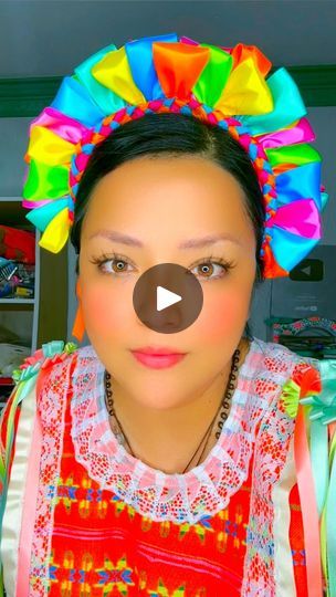 318K views · 7.6K reactions | Cómo hacer una DIADEMA MAZAHUA o LELE muy FÁCIL #reelsvideoシ #reelsviralシ #vivamexico #FiestasPatrias #traditional #diy #manualidades #viralreelsシ #reelsfbシ #reelsfacebook #emprender #emprendimiento #hechoconamor #hechoamano #hechoenmexico #artesania | Myme Manualidades | Myme Manualidades · Original audio Mexican Headband, Mexican Flowers, Mexican Crafts, Doll Costume, Mexican Culture, Dia De Muertos, Dolls, Halloween, Flowers