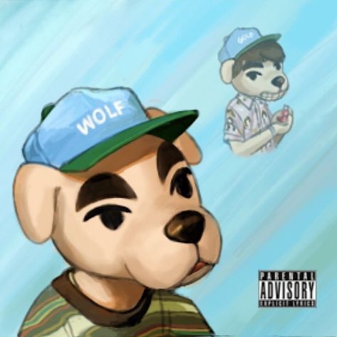 LUXJii, K.K. Slider album redraws! Highway To Hell - AC/DC... Tyler The Creator Animal Crossing, Kk Slider, K K Slider, Wolf Tyler, Declan Mckenna, Highway To Hell, Animal Crossing Characters, Hip Hop Art, K K