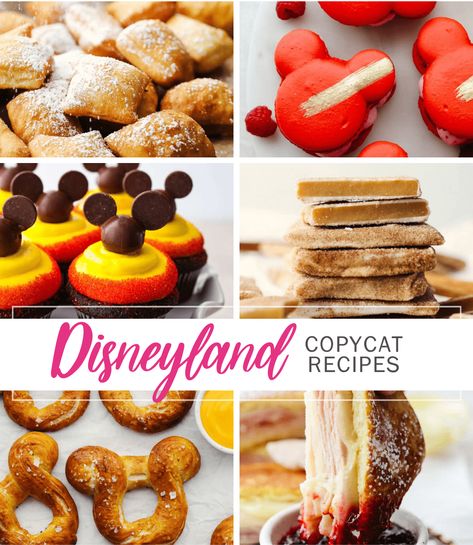 Disneyland Food Recipes Copycat, Disney Copycat Recipes, Disneyland Desserts, Disney Dessert Recipes, Disneyland Recipes, Best Disneyland Food, Disney Themed Food, Disney Dishes, Disney Desserts