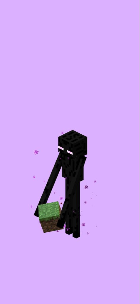 enderman minecraft pastel purple aesthetic wallpaper iphone x/xr Ender Man Fanart, Aesthetic Minecraft Wallpaper Iphone, Minecraft Purple Aesthetic, Minecraft Iphone Wallpaper, Enderman Wallpaper, Enderman Aesthetic, Pastel Purple Aesthetic Wallpaper, Enderman Fanart, Purple Minecraft