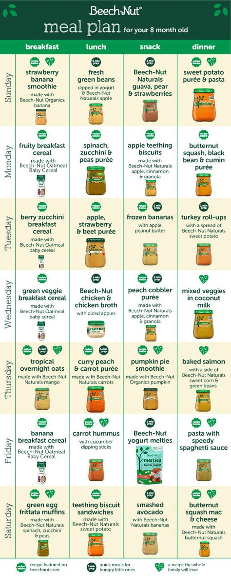 Baby Food Meal Plan for Your 8-Month-Old - Adding Texture 9 Month Old Baby Food Schedule, Baby Meal Ideas 8 Months, Foods For 8 Month Old Baby, 8 Month Old Meal Ideas, 9 Month Old Baby Food, 8 Month Old Baby Food, Food Meal Plan, Baby Meal Plan, Baby Food 8 Months