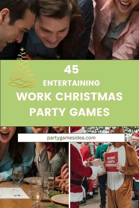 Work Christmas Party Games are an essential part of any office holiday celebration, bringing employees together in a festive environment. Work Holiday Games Christmas Parties, Work Christmas Party Games Hilarious, Secret Santa Games For Work, Holiday Office Activities, Christmas Party Games For Office, Christmas Gift Challenge Game, Christmas Party Team Games, Corporate Holiday Party Games, Work Christmas Party Games The Office