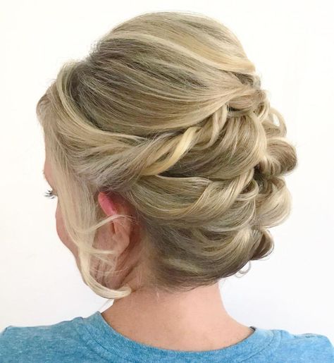 Mother Of The Bride Hair Short, Mother Of The Bride Hairdos, Mother Of The Bride Hairstyles, Bride Hairstyles Updo, Mother Of The Groom Hairstyles, Bride Updo, Wedding Hair Up, Mother Of The Bride Hair, Hairdo Wedding