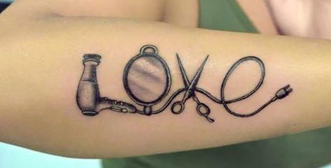 Hairstylist Tattoo// Love Tattoo For Hairstylist// Tattoo Ideas// Forearm Tattoo// Scissor Tattoo// Blow dryer Tattoo// Mirror Tattoo Blow Dryer Tattoo, Tattoo Mirror, Tattoo Ideas Forearm, Scissor Tattoo, Coy Fish Tattoos, Hairdresser Tattoos, Mirror Tattoo, Hairstylist Tattoos, Mirror Tattoos