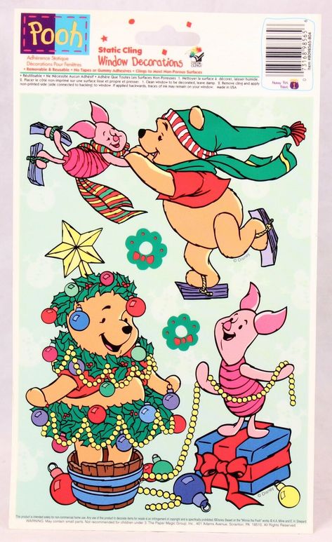 Vintage Christmas Movies, Cinderella Original, Christmas Window Clings, Great Christmas Movies, Halloween Window Clings, Pooh Christmas, Halloween Window Decorations, Dope Cartoons, Winnie The Pooh Christmas