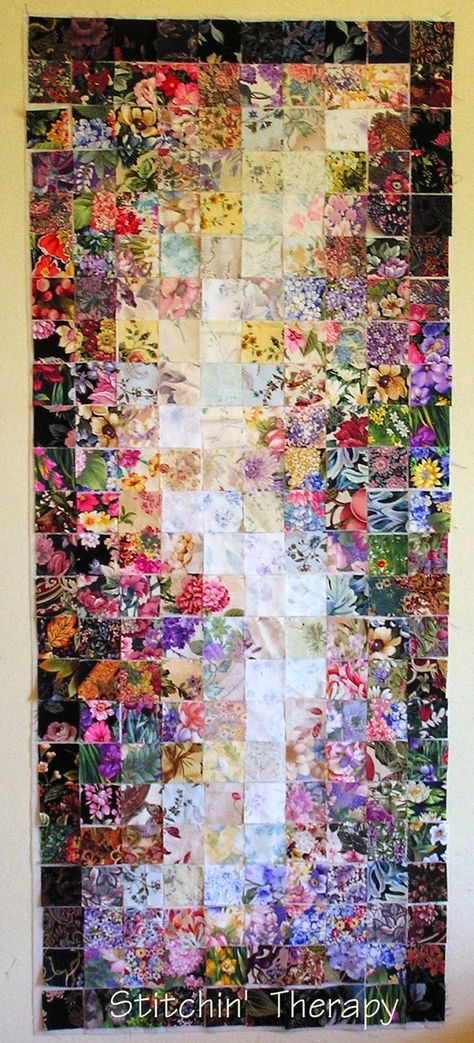 Stitchin' Therapy: May NewFO and finishes for SO/SN Watercolour Quilts, Watercolor Quilts, Buzz Saw, Watercolor Quilt, Landscape Art Quilts, Nancy Zieman, Flower Quilts, Landscape Quilts, Colorful Quilts