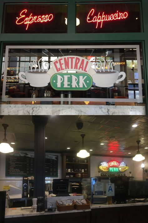 real central perk friends location New York Friends, Nyc Friends, Order Coffee, Warner Bros Studios, Friends Central Perk, California Living, Travel Log, Central Perk, Your Picture