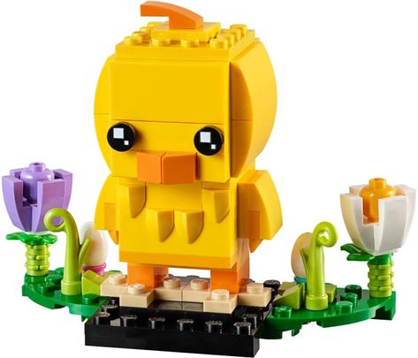 #82 Easter Chick Lego Easter, Lego Brickheadz, Dragon Boating Racing, Bird Repellents, Easter Plush, Lego System, Lego Activities, Lego Store, Easter Toys