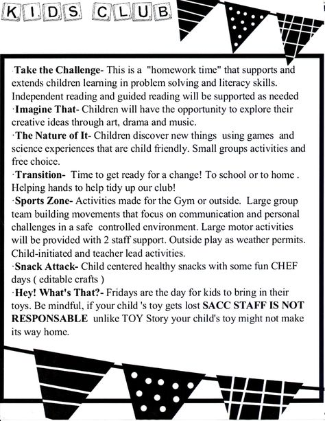 the word meanings located on the Kids Club schedule.. really its not that rigid, just big kid word to circle time, art time centers..snack time..bring your toy day that we use in a preschool setting!! this is a YMCA school age before and after school program located at a school site ..2015 Middle School After School Program Ideas, Before And After School Program Ideas, Ymca After School Program, After School Program Activities, Childcare Director, Before And After School, Time Centers, Village Kids, Word Meanings