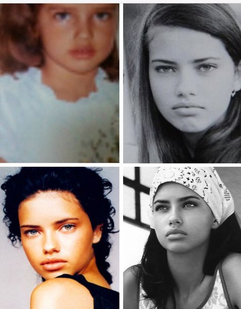 Adriana Lima young                                                                                                                                                                                 Plus Adriana Lima Digitals, Adriana Lima 90s Aesthetic Wallpaper, Adriana Lima Childhood Photos, Adriana Lima At 13, Adriana Lima Before Fame, Adriana Lima 13 Yo, Adriana Lima Smiling, 2000s Adriana Lima, Adriana Lima Braids