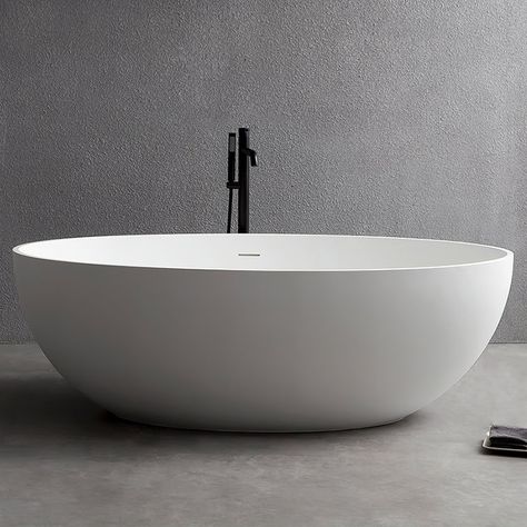 Master Tub, Fiberglass Resin, Acrylic Bathtub, High Gloss White, Solid Surface, Free Standing, Keep It Cleaner, Drain, Easy Cleaning