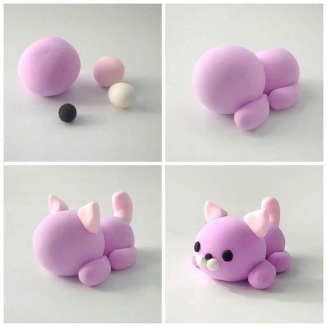 Clay Crafts For Kids Easy Diy, Modeling Clay Ideas Easy, Plasticine Animals, Small Clay Ideas Easy, Clay Date Ideas Easy, Cute Small Clay Ideas, Clay Date Ideas, Easy Clay Models, Easy Modeling Clay Ideas