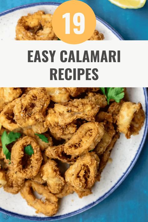 19 Must-Try Calamari Recipes to Impress Your Guests – Happy Muncher Stuffed Calamari Tubes Recipe, Predinner Snacks, Stuffed Calamari, Italian Fries, Hawaii Fish, Grilled Calamari, Calamari Recipes, Fried Calamari, Tomato Pasta Sauce