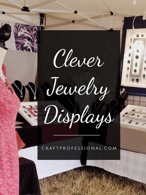 Creative Retail Display Jewelry, Handmade Jewelry Display Ideas, Portable Earring Display, Jewelry Display For Craft Fair, Indoor Market Display, How To Display Necklaces For Sale, How To Display Beaded Bracelets, Displaying Jewelry For Sale Booth Ideas, Jewelry Show Display Ideas