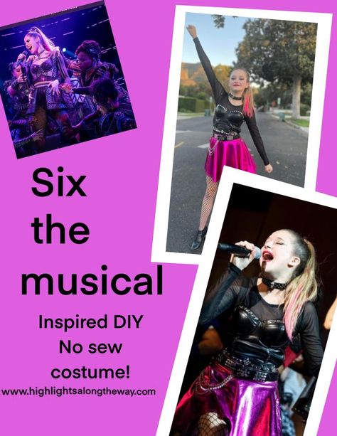 Six Costumes Musical Diy, Musical Theater Halloween Costumes, Six Musical Costumes, Six Musical Inspired Outfits, Musical Theater Costumes, Theater Costumes Diy, Six The Musical Costume, Musical Theatre Costumes, Musical Costumes