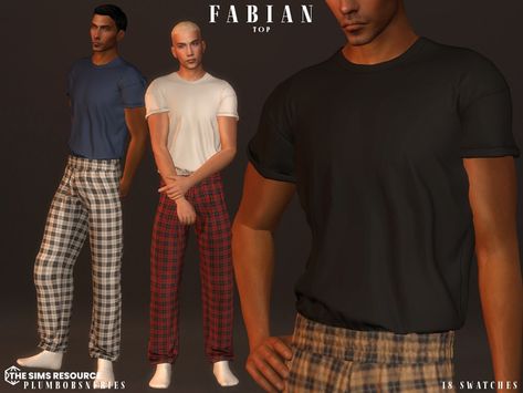 The Sims Resource - FABIAN top Male Teen, Sims 4 Male Clothes, Sims 4 Family, Pyjama Pants, Free Sims 4, Mens Pajama Pants, Sims 4 Gameplay, Sims 4 Teen, Sims 4 Dresses