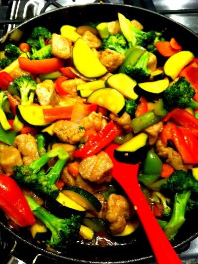 Teriyaki Pork Stir Fry with Zucchini Pork Zucchini Stir Fry, Teriyaki Pork Stir Fry, Stir Fry With Zucchini, Best Summer Recipes, Zucchini Stir Fry, Dinner Tomorrow, Quick Dinner Options, Large Zucchini, Teriyaki Stir Fry