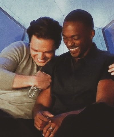 Anthony And Sebastian, Sebastian And Anthony, Sam And Bucky, Mcu Cast, Avengers Cast, Marvel Men, Sam Wilson, Falcon And The Winter Soldier, Marvel Photo