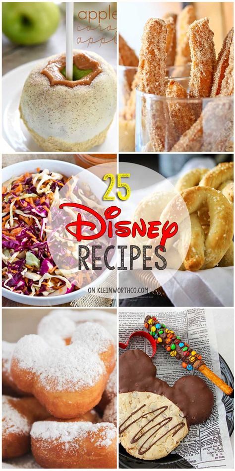 Disney Food Recipes, Disney Inspired Recipes, Disney Themed Food, Disney Dishes, Disney Inspired Food, Disney Desserts, Disney Recipes, Disneyland Food, Love Disney