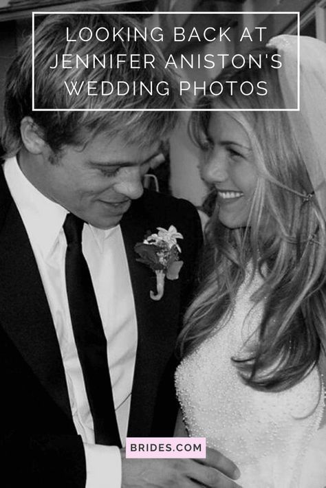 Jennifer Aniston has famously walked down the aisle twice, and we've got the pictures to prove it. Is Jennifer Aniston Pregnant, Jennifer Aniston Wedding Ring, Jennifer Aniston Wedding Dress, Jennifer Aniston House, Jennifer Aniston Wedding, Brad Pitt Jennifer Aniston, Jennifer Aniston Dress, Brad Pitt And Jennifer, Jeniffer Aniston