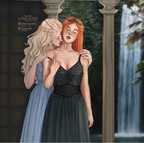 Ginny X Luna Fanart, Luna Lovegood Art, Royal Au, Harry Potter Friends, Hp Harry Potter, Gay Harry Potter, Harry Potter Puns, Easy Patterns, Harry Potter Ships