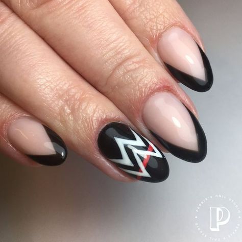 Perrie's Nail Studio Wrestling Nails Designs, Wwe Nails Designs, Wwe Nails, Blood Nails, Wwe Outfits, Nail Studio, Nails Designs, In America, Nail Ideas